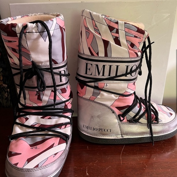 Emilio Pucci Snow Boots 38-40 - Picture 5 of 12